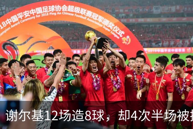 谢尔基12场造8球，却4次半场被换下