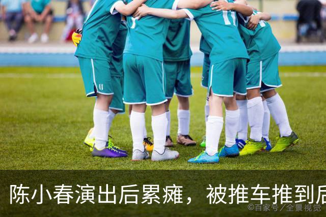陈小春演出后累瘫，被推车推到后台，应采儿全程搀扶，为养家太拼